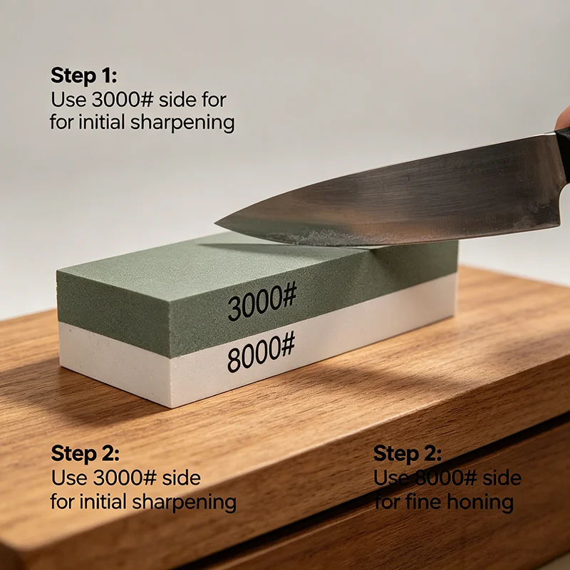 2026 New Model RSCHEF Dual Sid - Sharpening Stone Whetstone ulasan dan harga