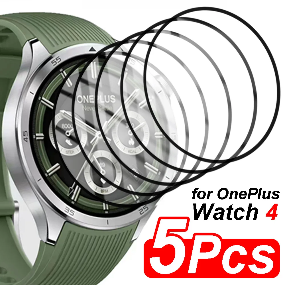 1-5Pcs Soft Screen Protectors for OnePlus Watch 4 Not Glass Composite Film for OnePlus Watch 4 Smartwatch HD Clear Anti-scratch
