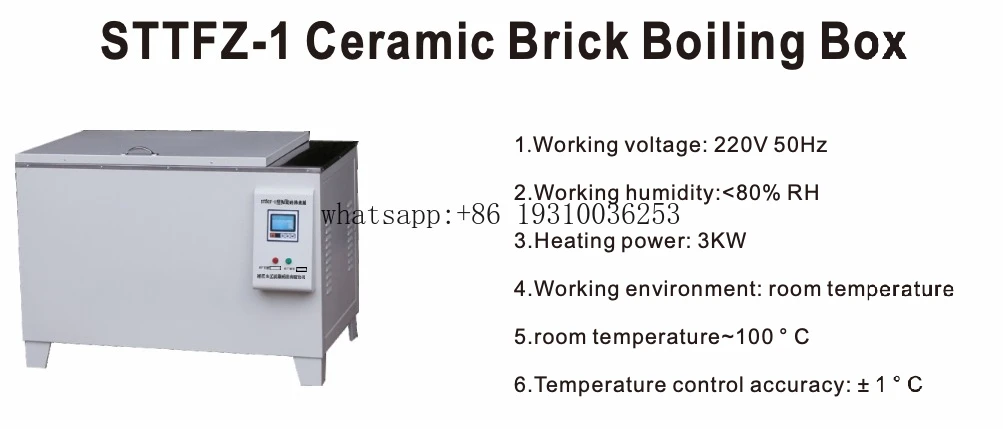 

High-Efficiency Ceramic Brick Boiling Box For Water Absorption Testing In Civil Engineering Labs