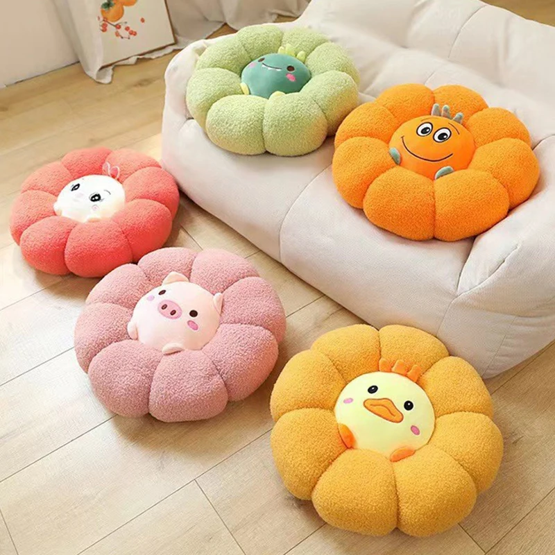 Creative Nordic Pumpkin Cushion Chair Cushion Office Sedentary Fart Cushion Futon Cushion Sofa Living Room Throw Pillow Cushion