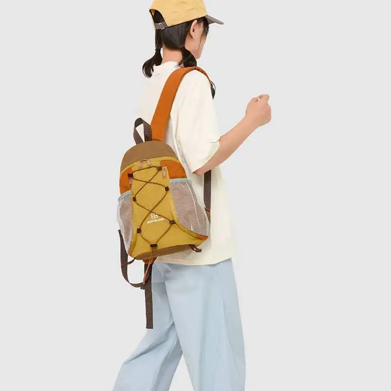 Everyday Laptop Backpack Commuter Daypack With Cute Color Block Slim Tear Resistant Bag Travelling College Hiking Sports