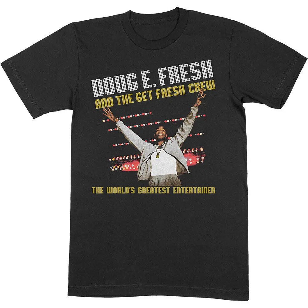 Men's Doug E Fresh The World's Greatest Slim Fit T shirt X Large Black