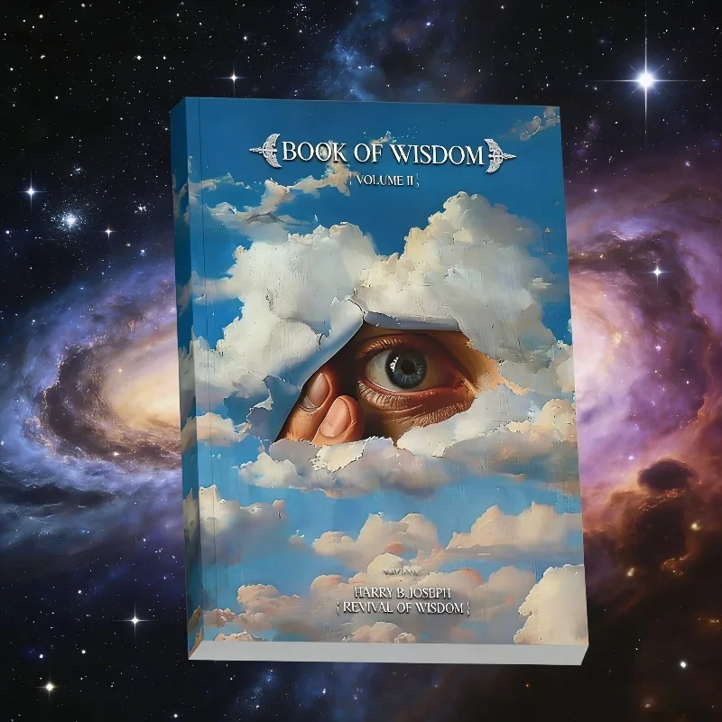 

Тематический блокнот "Книга мудрости" с обложкой "Глаз мудрости" для саморазмышления и изучения философии, книги на английском языке.