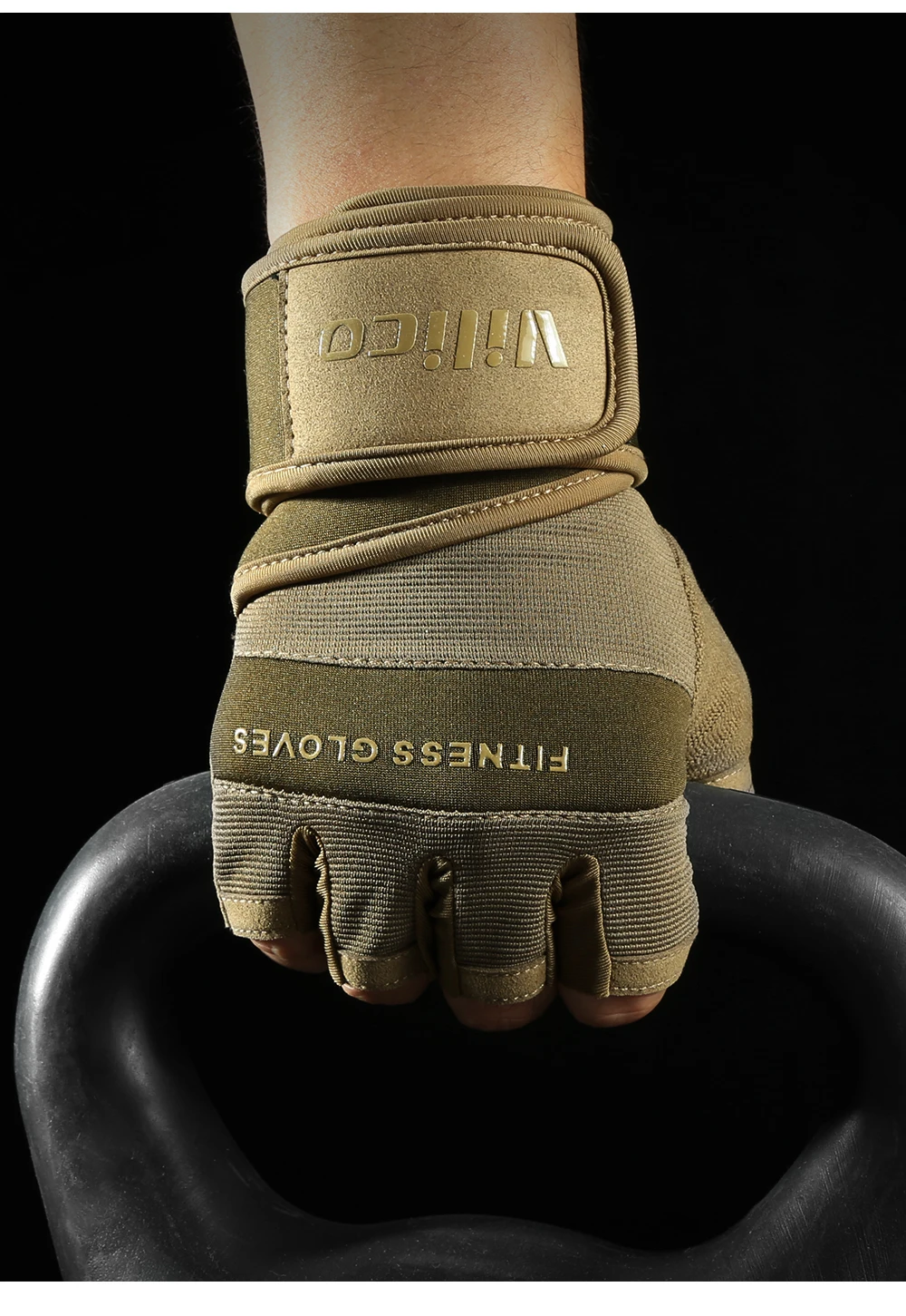 Radfahrhandschuhe Halbfinger Fitness-Handschuhe für Gewichtheben und Hanteltraining Rutschfeste Trainingshandschuhe für Crossfit und Übungen – Detail 12
