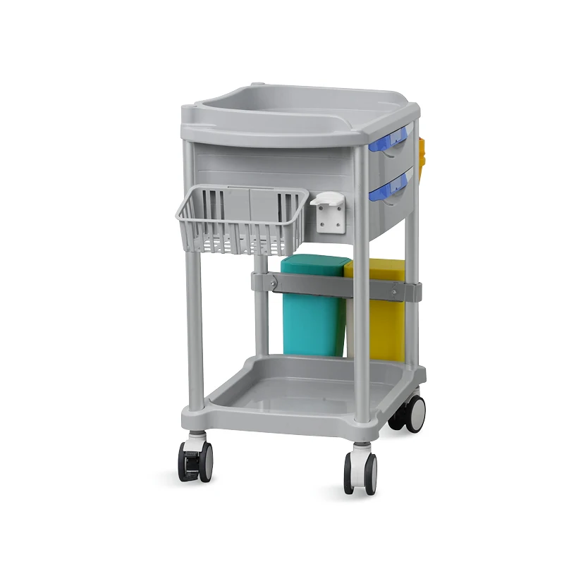 SK-CT75077C2 Hospital  Utility Emergency Abs Moving Nursing Trolley