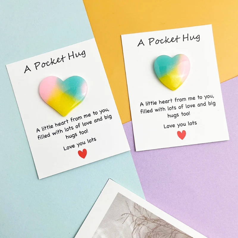 Romântico gradiente cor estrelas lua dia dos namorados cartão de bênção bonito surpreendente cartão casal presentes festa decoração