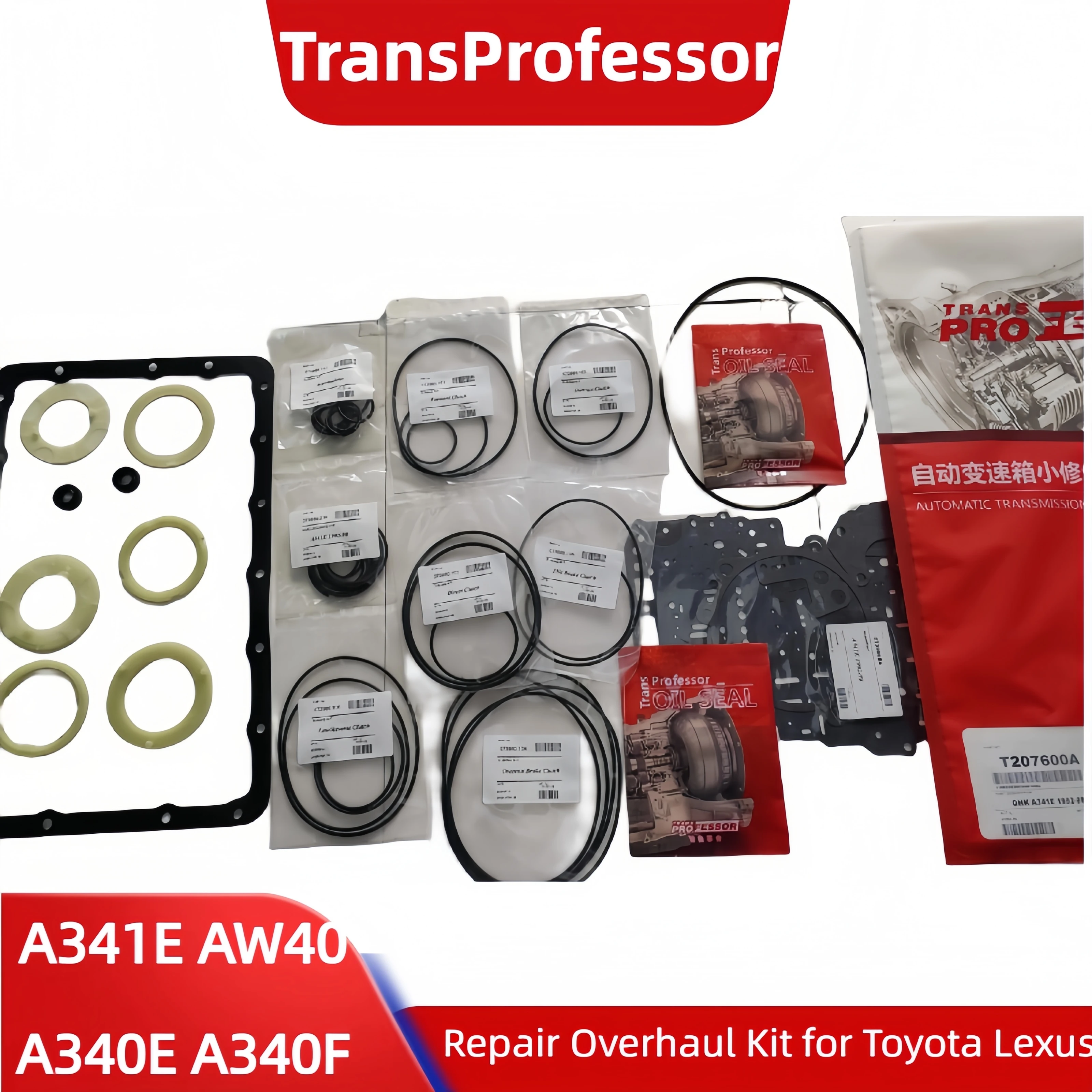 

A341E AW40 A340E A340F A340 Automatic Transmission Repair Rebuild Overhaul Kit for Toyota Lexus OHK Oil Seals Gaskets