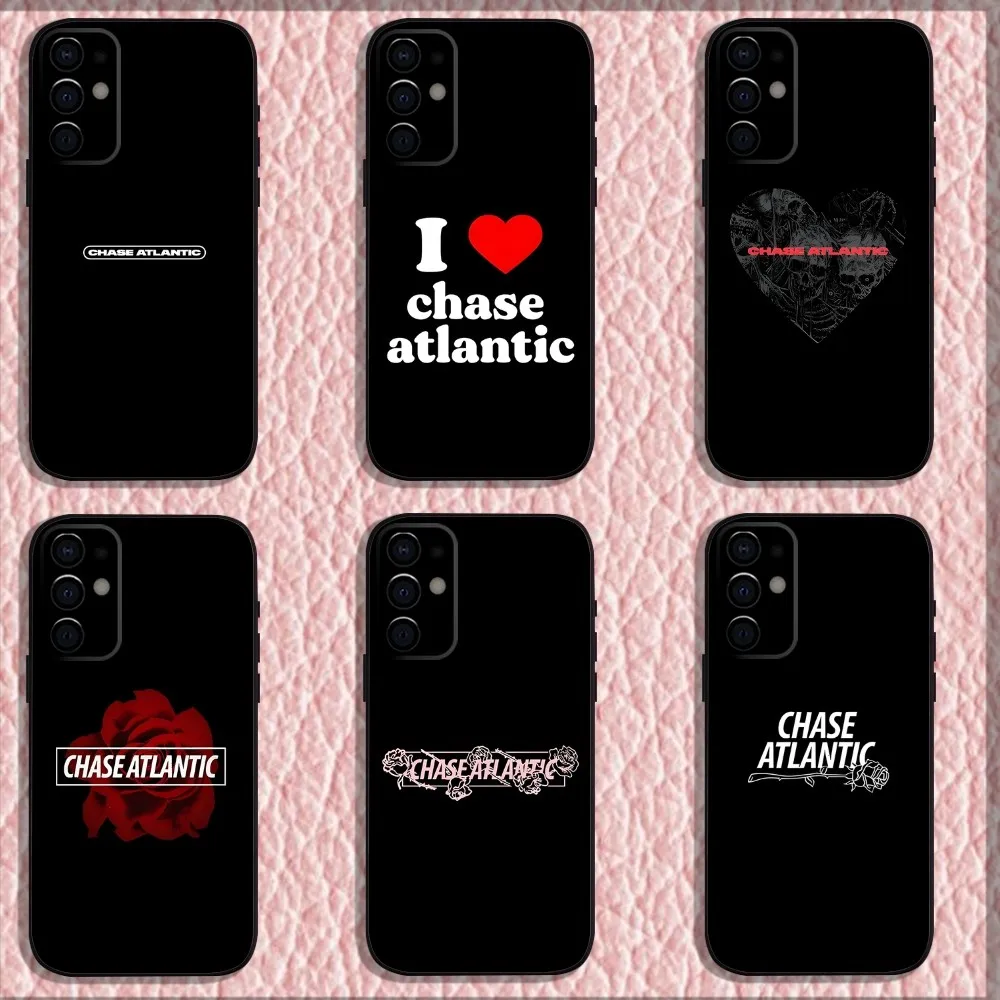 C-Chase A-Atlantic Band Phone Case For Samsung S25,S24,S21,S22,S23,S30,Ultra,S20,Plus,Fe,Lite,Note,10,9,5G Black Soft Shell