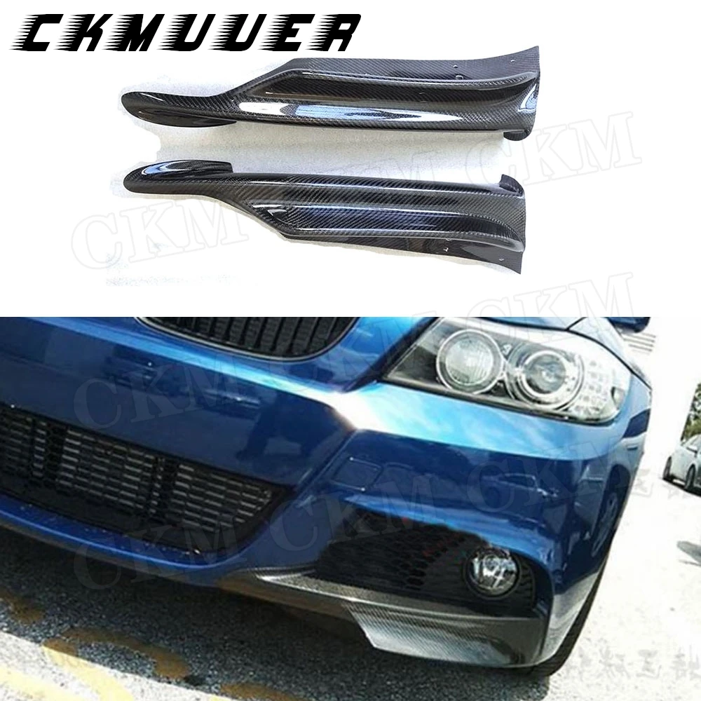 

Автомобильные инструменты из углеродного волокна для BMW 3 серии E90 M Sport M-Tech 2009-2012, разветвители переднего бампера, спойлер, FRP Cupwings