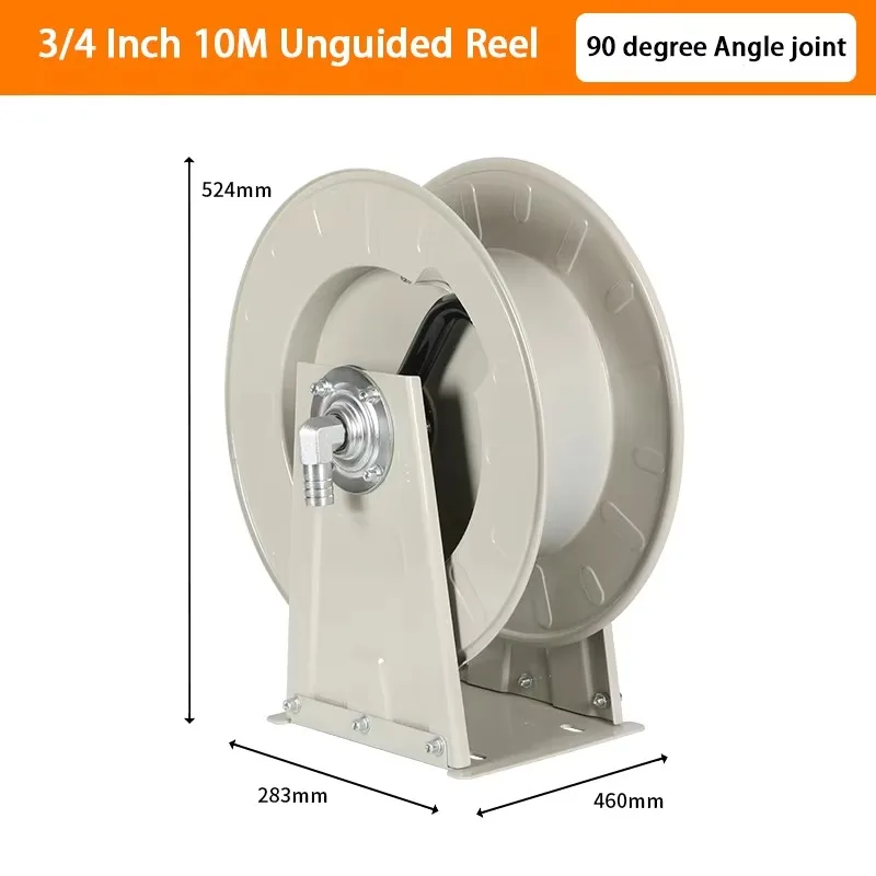 Factory Outlet  3/4 Inch Portable High Pressure Reel Automatic Telescopic Pressure Washer Hose Reel for Fuel and Water