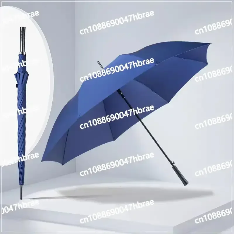 Ultra Light and Super Large Carbon Fiber Long Handle Windproof Strong High-end Three Person Umbrella