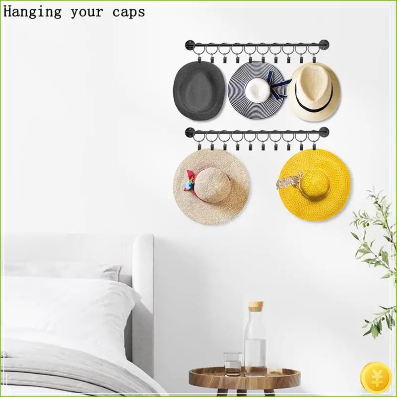 16 Pack Curtain Rings With Clips,Window Clip Rings Black Curtain Hooks Hangers Clip Rings For Hanging,1.26 Inch Diameter Durable