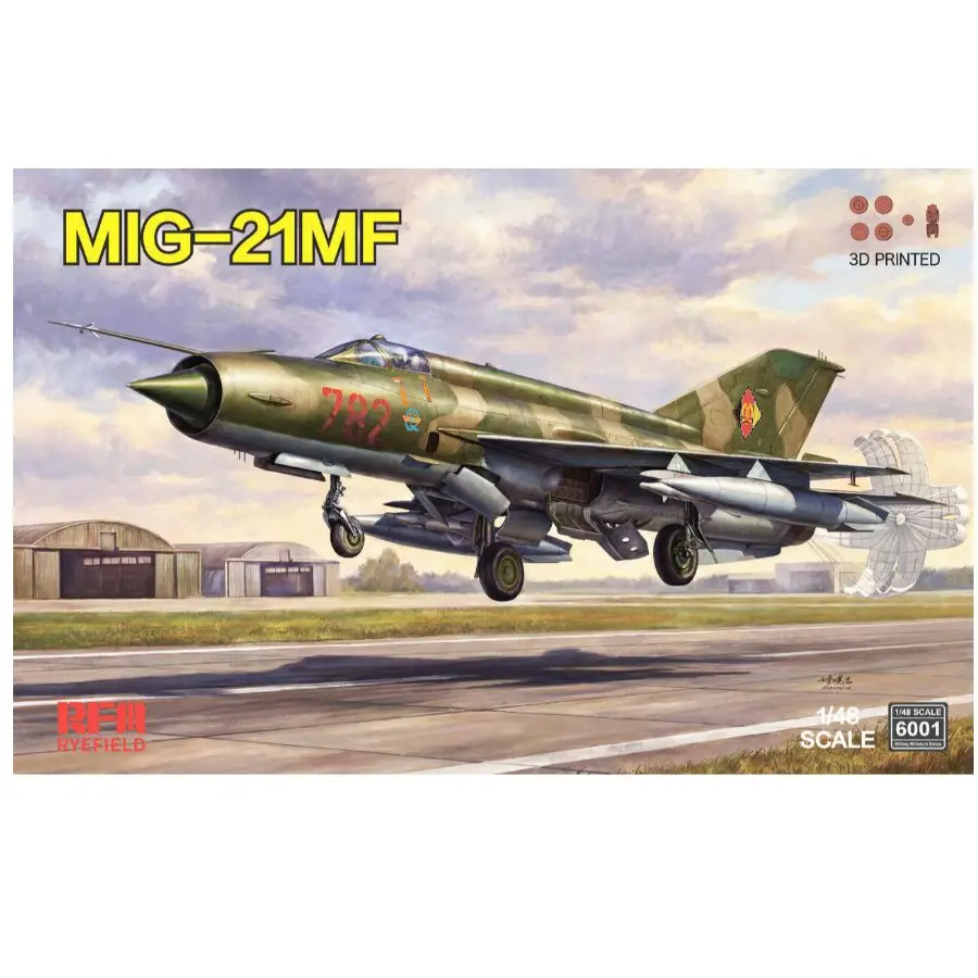 RFM6001 RYE FIELD Model 1/48 Soviet MIG-21MF Fighter Precision Assembly Kit