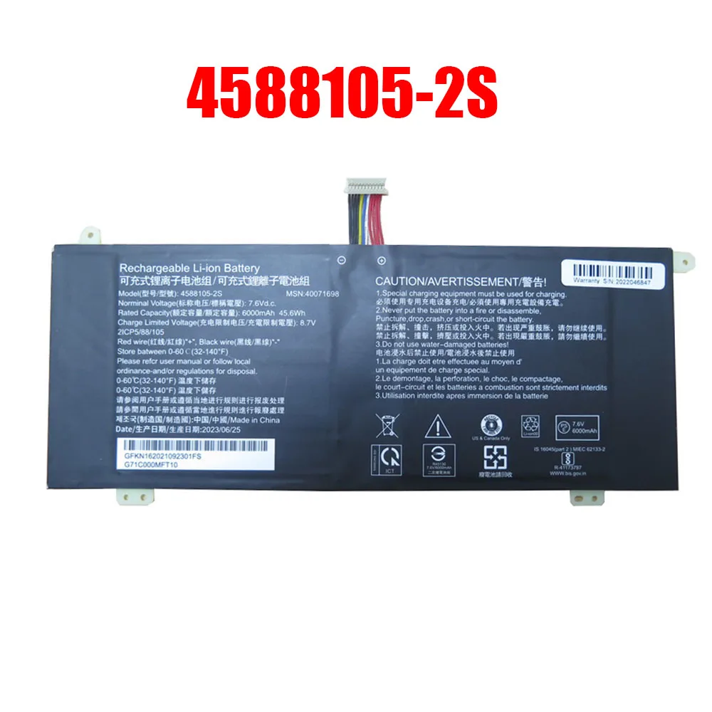 Laptop Battery For Dynabook 4588105-2S 7.6V 6000MAH 45.6WH 11PIN 11Lines New