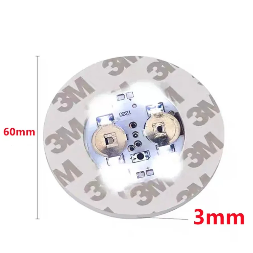 LED Emit Light Coaster Wholesale with Battery Wine Glass Mat Cup Pad Sticker Bottle Drinking Club Bar Party Decor Night Light