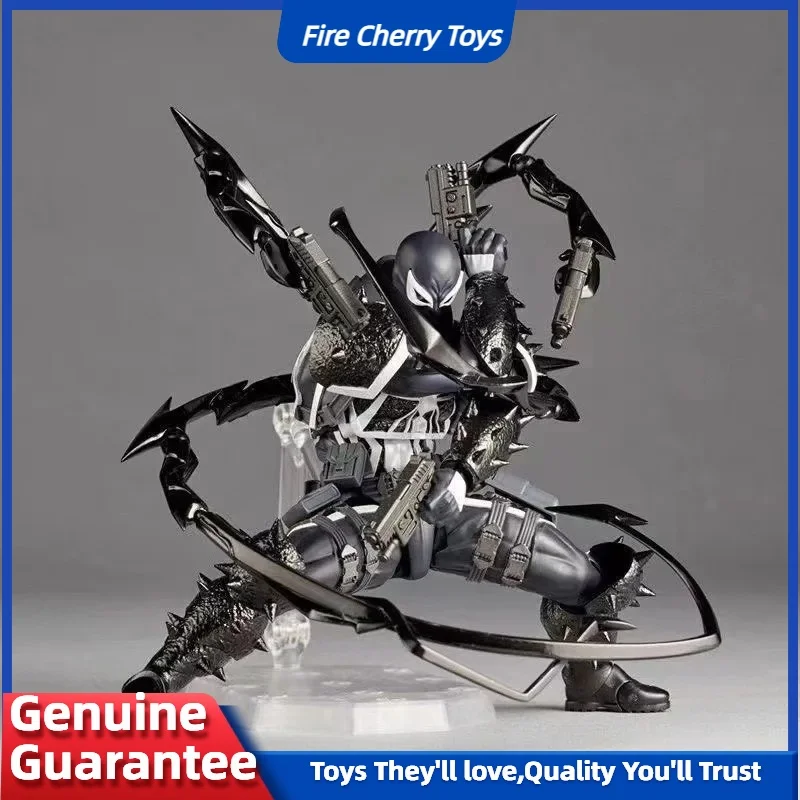

Подлинная фигурка Marvel Agent Venom Kaiyodo Revoltech, фигурка подвижных суставов, модель Eugene Thompson Ko, крутая игрушка