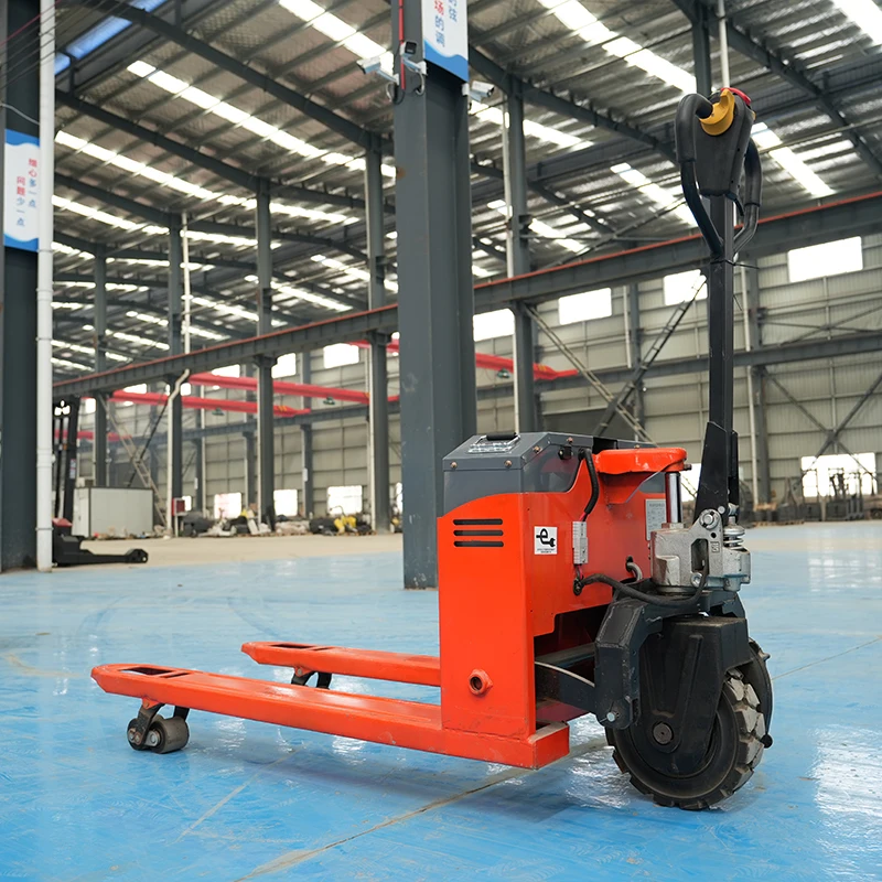 New Condition Effective Powered Pallet Truck for Machinery Repair Shops Full-Electric Pallet Forklift Truck Cost