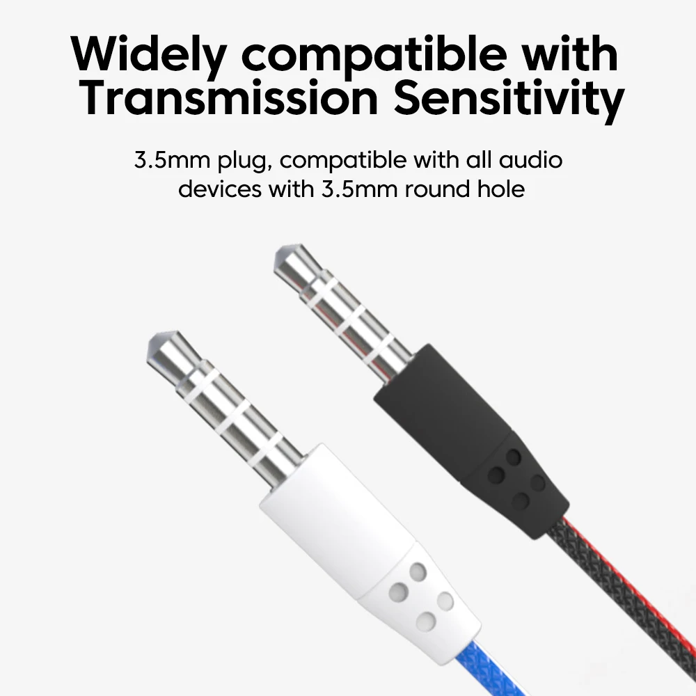 Fones de ouvido com fio de 3,5 mm, tipo over-ear, HiFi, com controle de chamadas e microfones, para celulares, tablets e laptops.