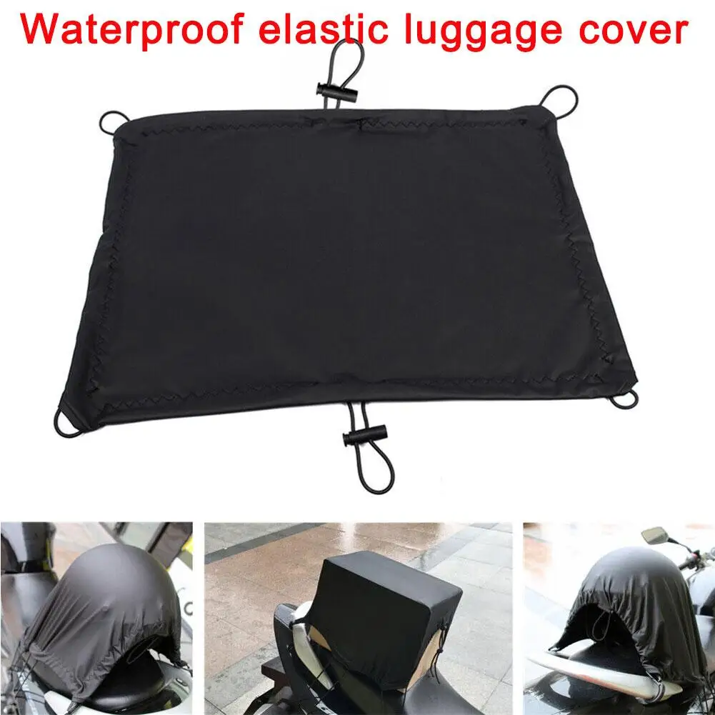 Waterproof Elastic Motorcycle Luggage Cover Cargo Net With Hooks 6 Motorcycle Cover Helmet Tank Holder Bag Oil Accessories D4F7