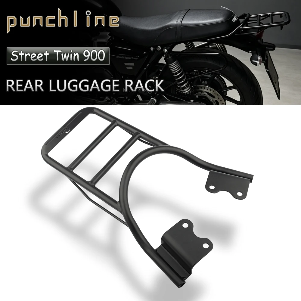 For Street Twin 900 Speed Twin 900 Street Scrambler 900 Speed Twin 1200 Luggage Rack Rear Tail Rack Suitcase Carrier Board