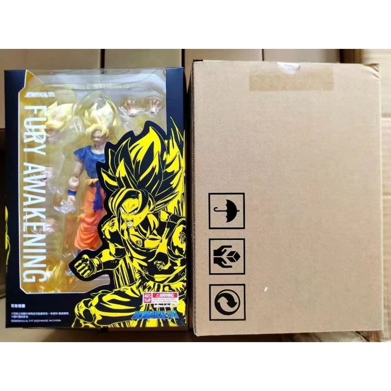 

Фигурка Demoniacal Fit Dragon Ball Z SHF Fury Awakening Son Goku, модель аниме-фигурки Гоку, игрушка, подарок, в наличии