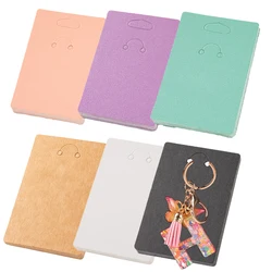 Porte-clés présentoir porte-carte pour porte-clés, savoir bijoux, petite entreprise, collier, oreiller d'entreprise, fournitures d'emballage, 6x9cm, 50 pièces