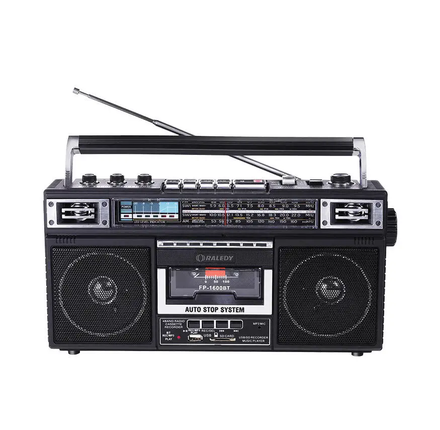 

Vofull Hot Selling AM / FM Internet Radio Rechargeable Portable Radio Cassette Recorder Radio