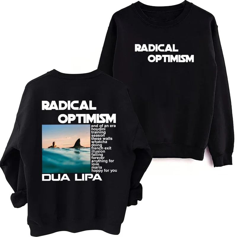 Duo-ceska radical optimism crewneck hoodie bi-ceska sweatshirt Dua-Ceska merch fan gift Harajuku oversized sweatshirt