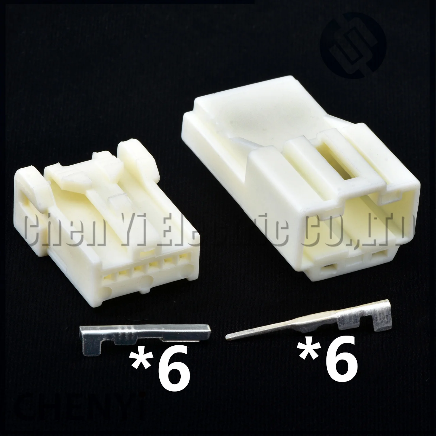 6 Pin Auto connector Car Rear View Camera Microphone Reading Light Wire harness plug 7282-8663 7283-8660 MG651439 For Nissan MG