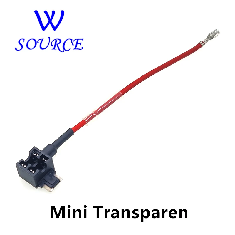 Auto Mini Zekering Box Circuit Adapter Atm Blade Zekering Voor Auto Van Motorfiets Rv Boot Tractor Tap Adapter Transparante Terminal