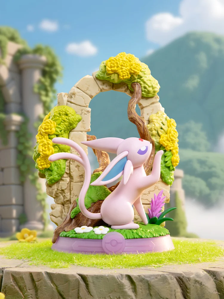 Anime Pokemon Funism Original Genuine Eevee Family Suit BlindBox Flareon Umbreon Sylveon Action Figure Collection Model Toy Gift image 3