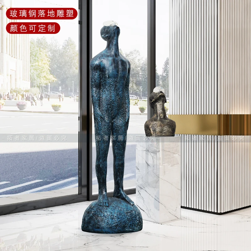 

Abstract figure sculpture floor-to-ceiling ornament, model room sales office shopping mall lobby hotel lobby landscape decoratio
