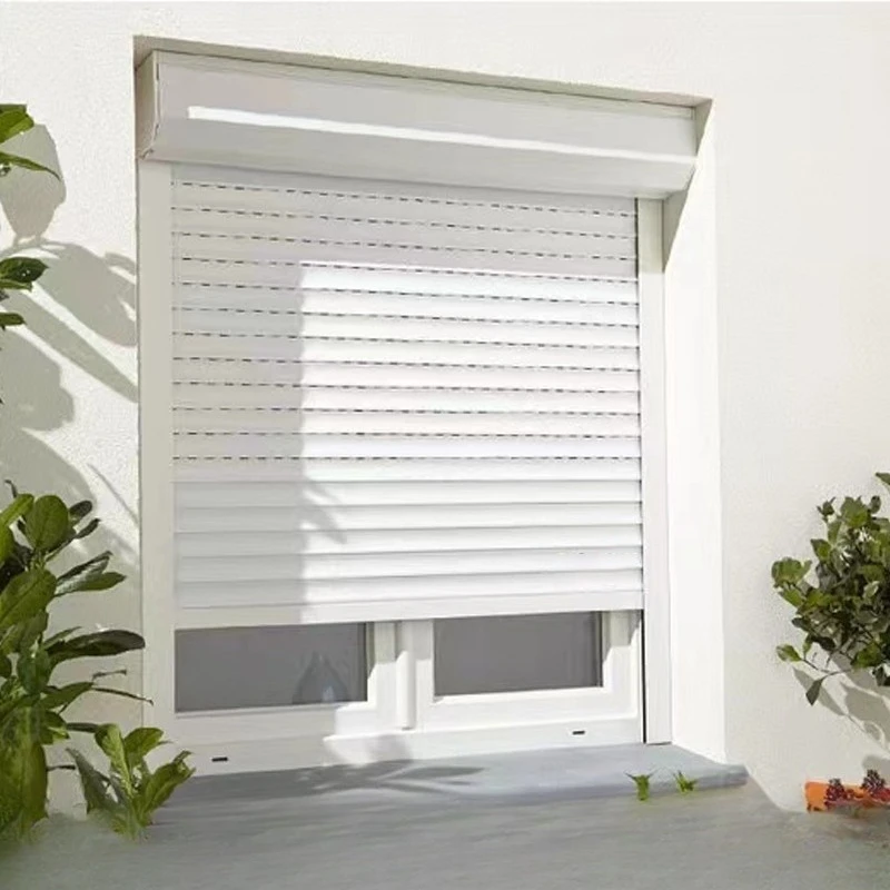 2025การรักษาความปลอดภัยอัตโนมัติโลหะลูกกลิ้งชัตเตอร์หน้าต่างพายุเฮอริเคนอลูมิเนียมลูกกลิ้งบานประตูหน้าต่างลูกกลิ้งชัตเตอร์มอเตอร์