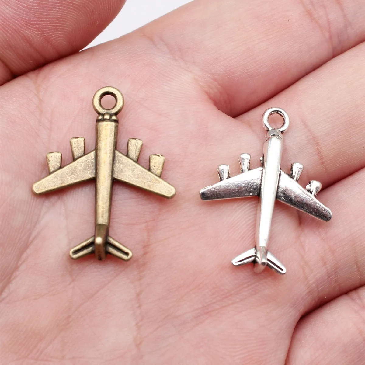 Aircraft Charm Airplane Pendant Collection For Travel Aviation Theme DIY Bracelet Necklace Jewelry Making Supplies For