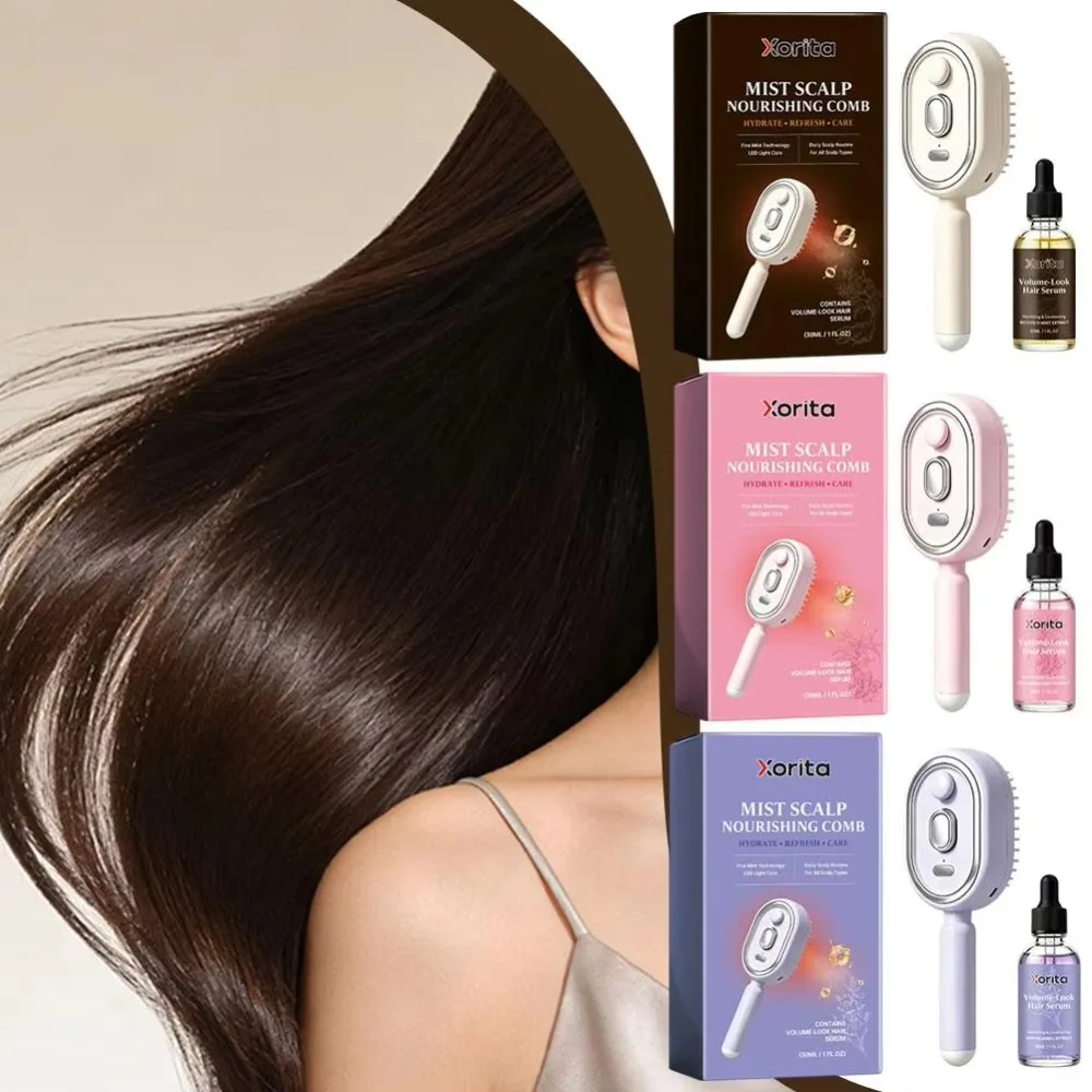 Electric Spray Air Cushion Scalp Comb
