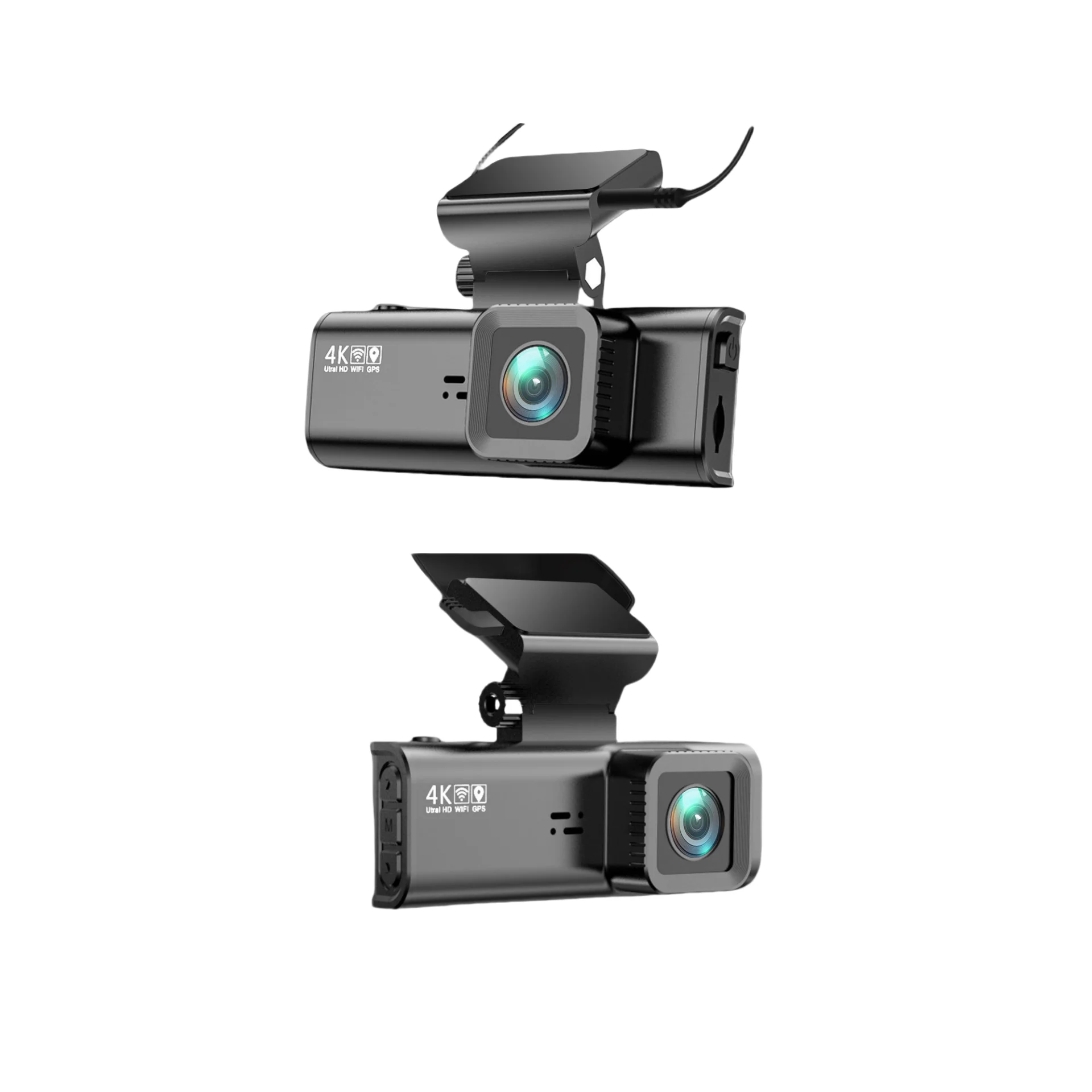 High Quality 4K GPS Car Dash Cam for WIFI Ultra-Wide-Angle 1080P Loop Recording Waterproof Feature Hidden Car Camera
