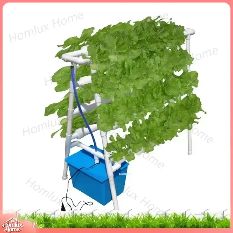 Automatic Hydroponic System for Balcony Vegetable Gardening Indoor Vertical Hydroponic Growing Kit Smart Pipeline Cultivation