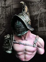 Unpainted Kit 1/10 gladiator Ancient Rome bust figure Historical Figure Resin Kit