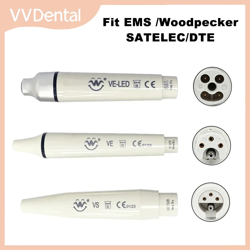 Pièce à main détachable pour détartreur ultrasonique VVDental 135 °   Outils dentaires stérilisés pour le nettoyage des dents WOODPECKER/USD/ EMS/ SATELEC/DTE