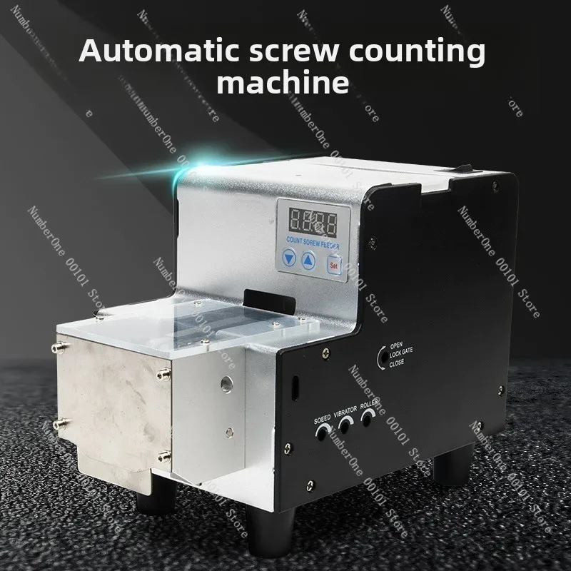 SF-530S Automatic Screw Counting Machine with Hopper Storage Silo, Quantitative Screw Counting Dispensing Equipment
