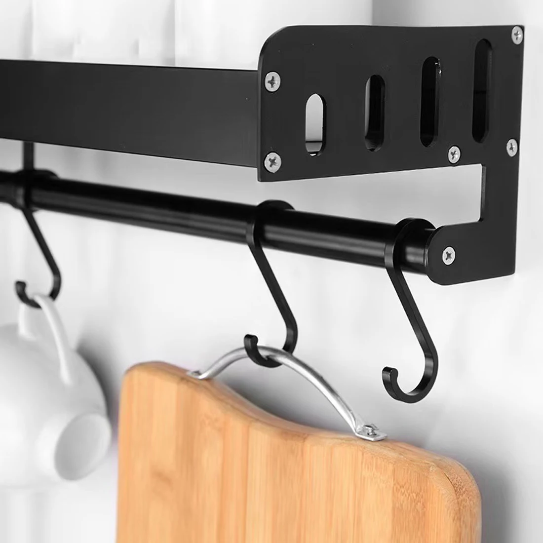 Aluminum S Hooks Versatility S Hook Coffee Cup Storage Holder Hook Hanging Coffee Mugs Utensils Matte Heavy Duty Kitchen Hook