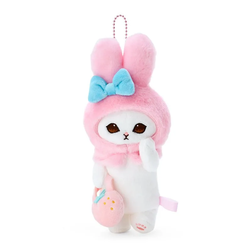 13 cm Cartoon Amin Mofusand Plüsch Puppe Spielzeug Kuscheltiere Schlüsselbund Tasche Kleine Anhänger Behänge Weihnachten Geburtstag Geschenke – Detail 5