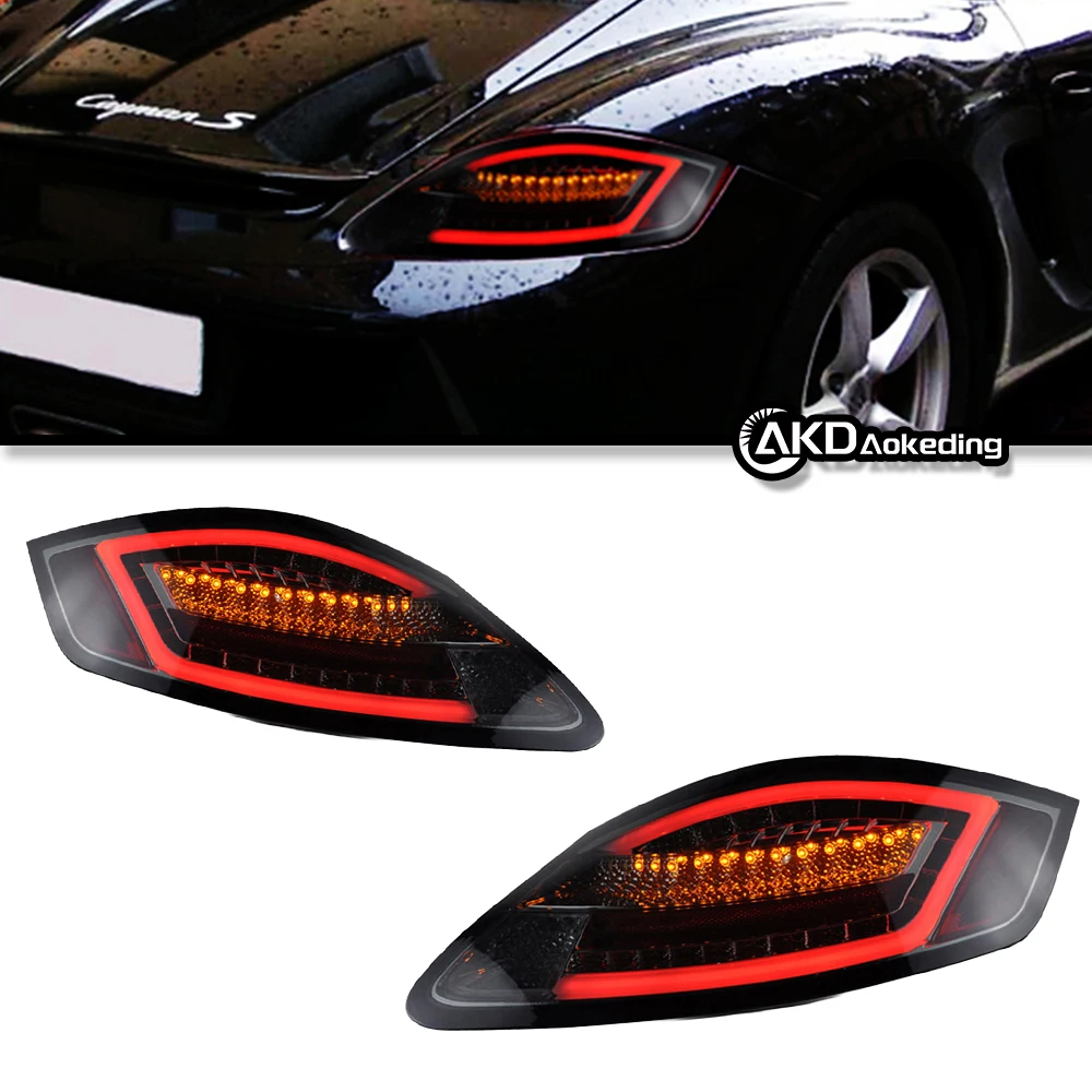 Auto Tail light Parts For Cayman 987 2005-2008 latest Styling Steering signal Brake reversing light Car Accesorios Modified