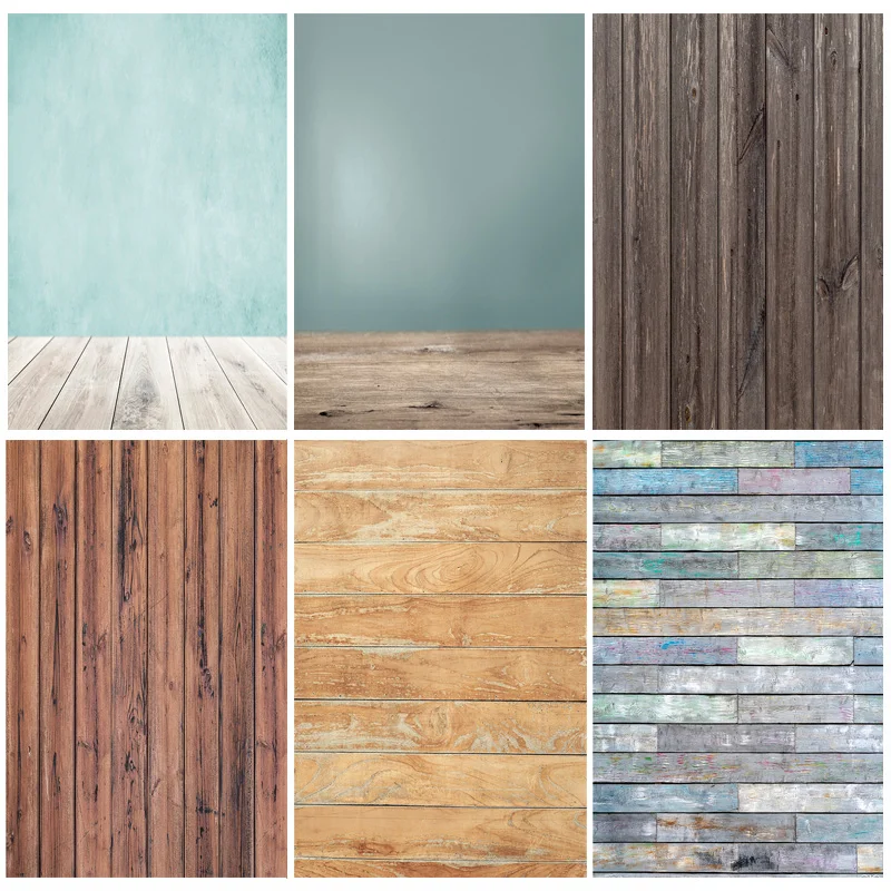 

Wood Panel Solid Colors Photography Backdrops Props Lights and Shadows Dazzle Portrait Photography Background WP-04