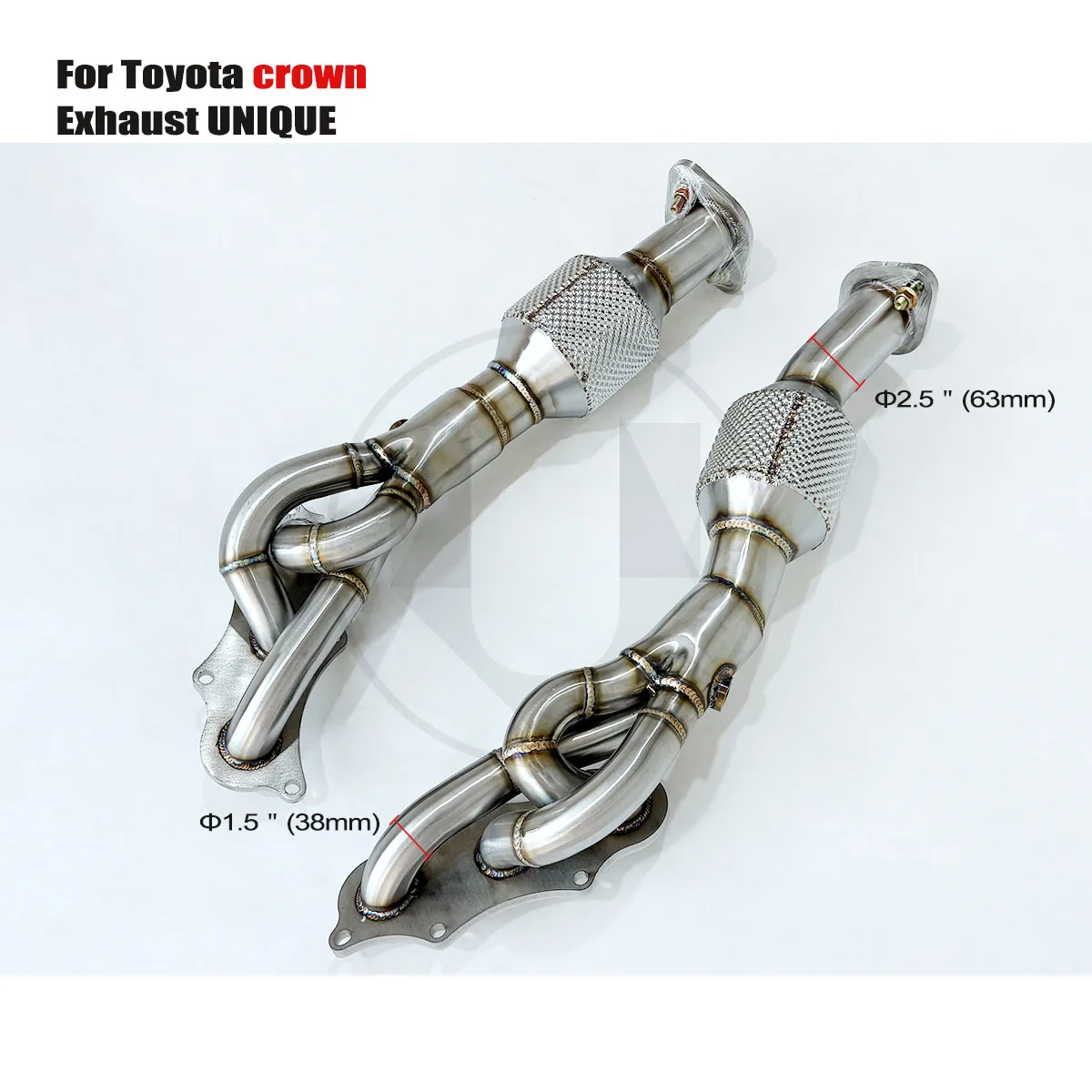 

UNIQUE for Toyota crown 3.0L high performance without cat exhaust pipe stainless steel manifold downpipe