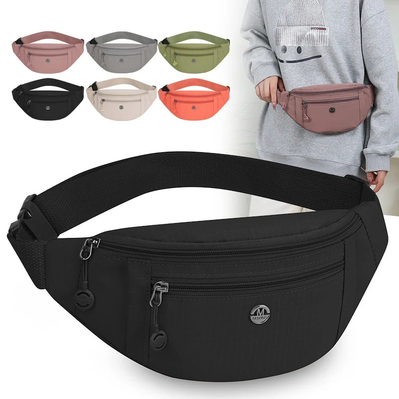bolsa-de-cintura-esportiva-impermeavel-unissex-transversal-para-trabalho-e-moda-nova-2026-multifuncional-em-tecido-de-nylon