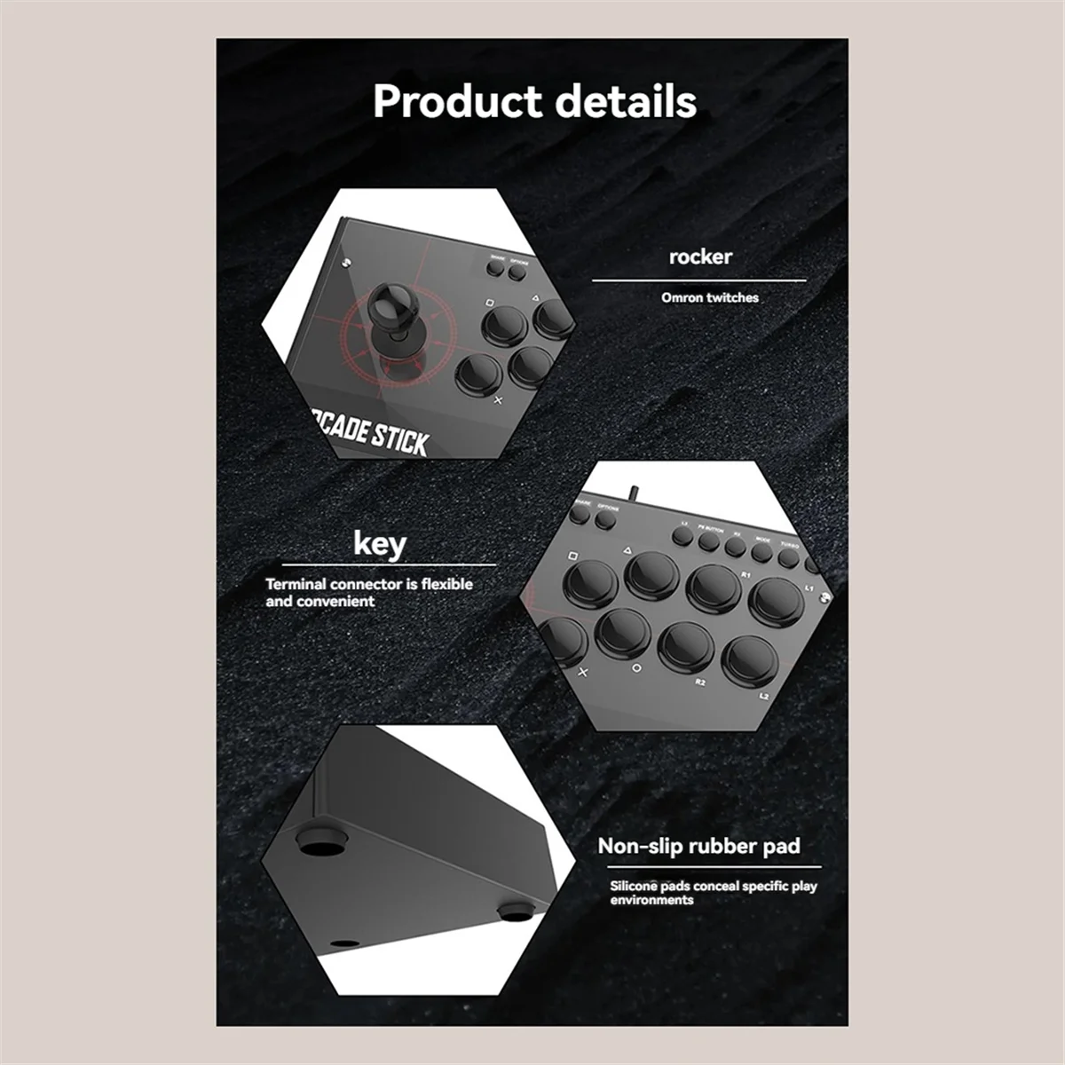 

Аркадная палка T36C для Switch////ONE/360/PC/SX, аркадная боевая палка, игровые аксессуары