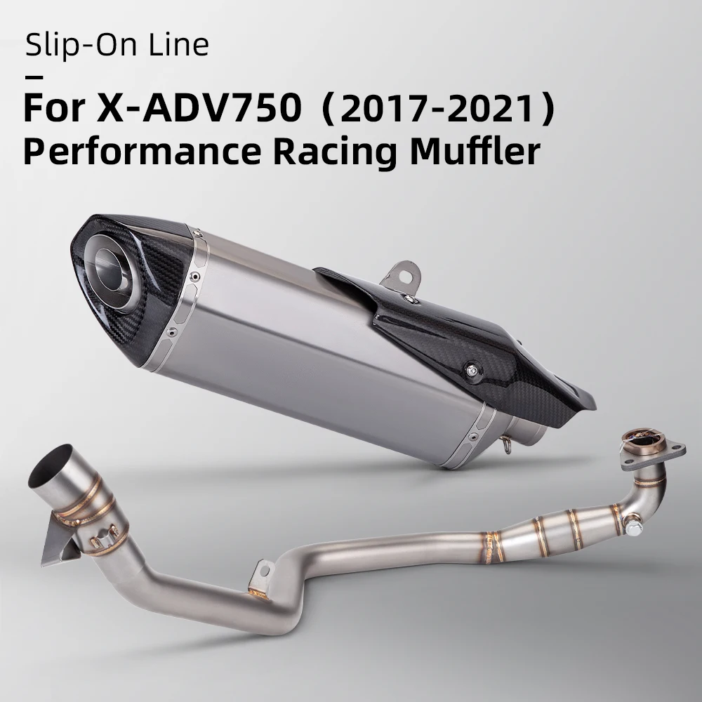 High Quality Motorcycle exhaust pipe silencer, Complete system suitable for XADV 750 ADV750, 2017 - 2021