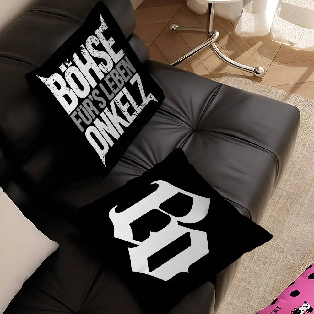 Band B-Bohse O-Onkelz Cushion Cover Inches Farmhouse Decor Home Throw Pillow Covers for Couch Decorations