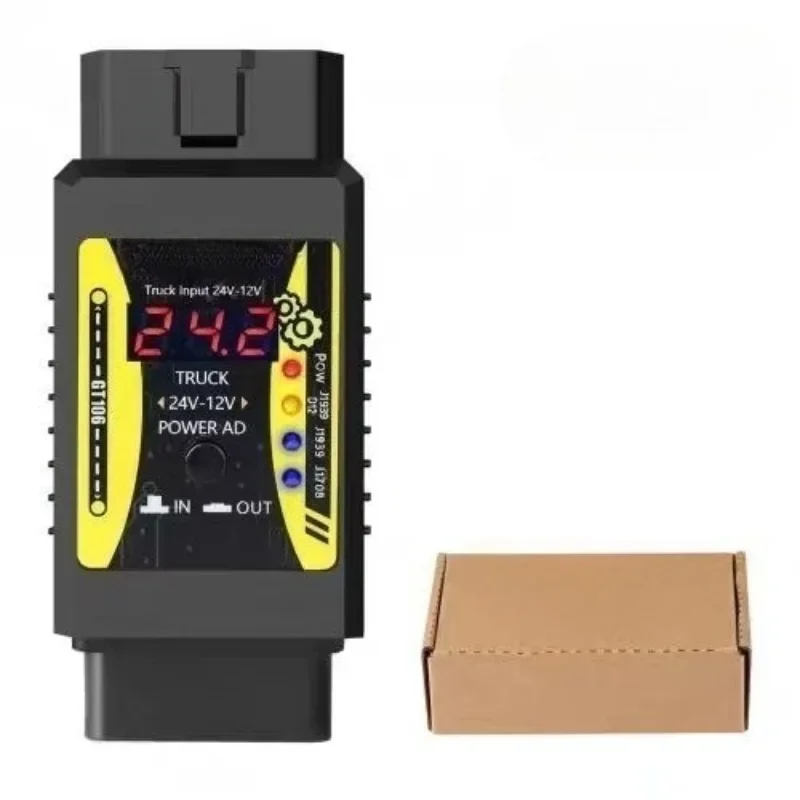 Hot sales 10 Pcs/lot. 24V To 12V Heavy-duty Truck Adapter for Truck Diagnostic Systems
